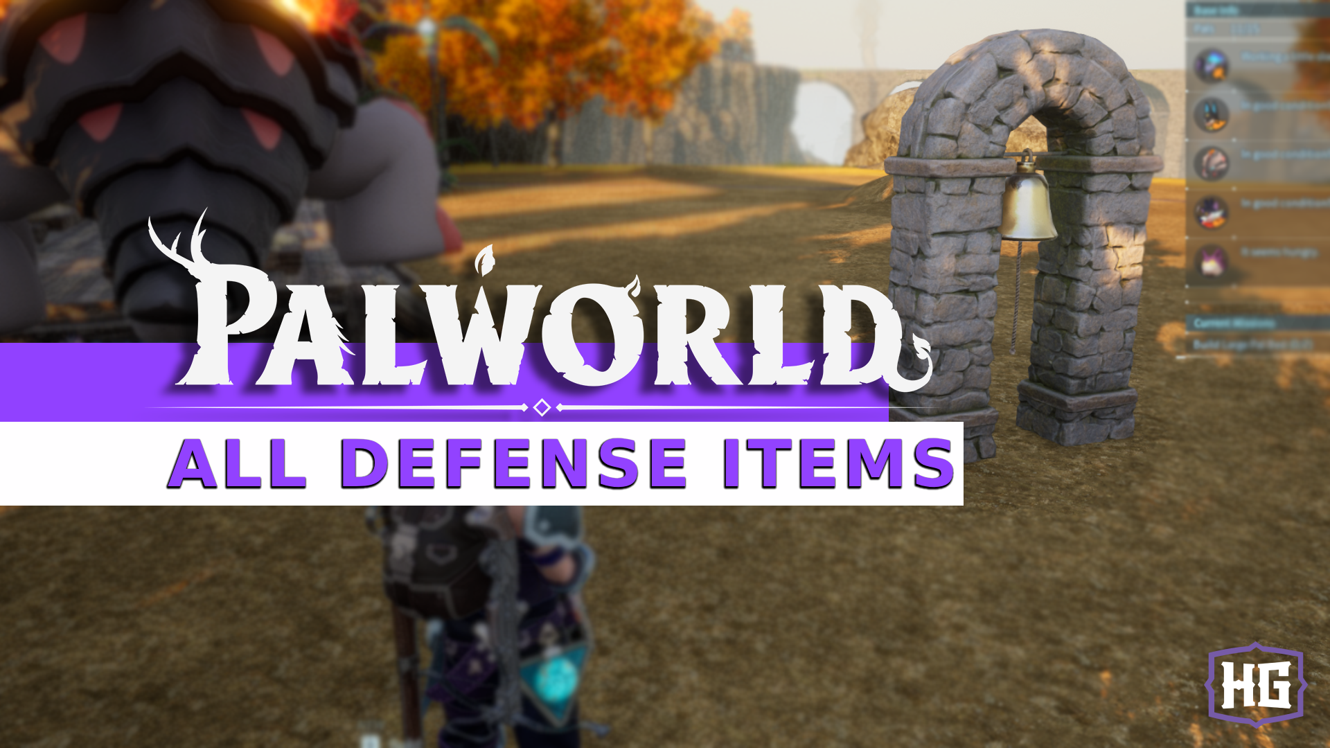 All Defenses to Build at your Base Palworld