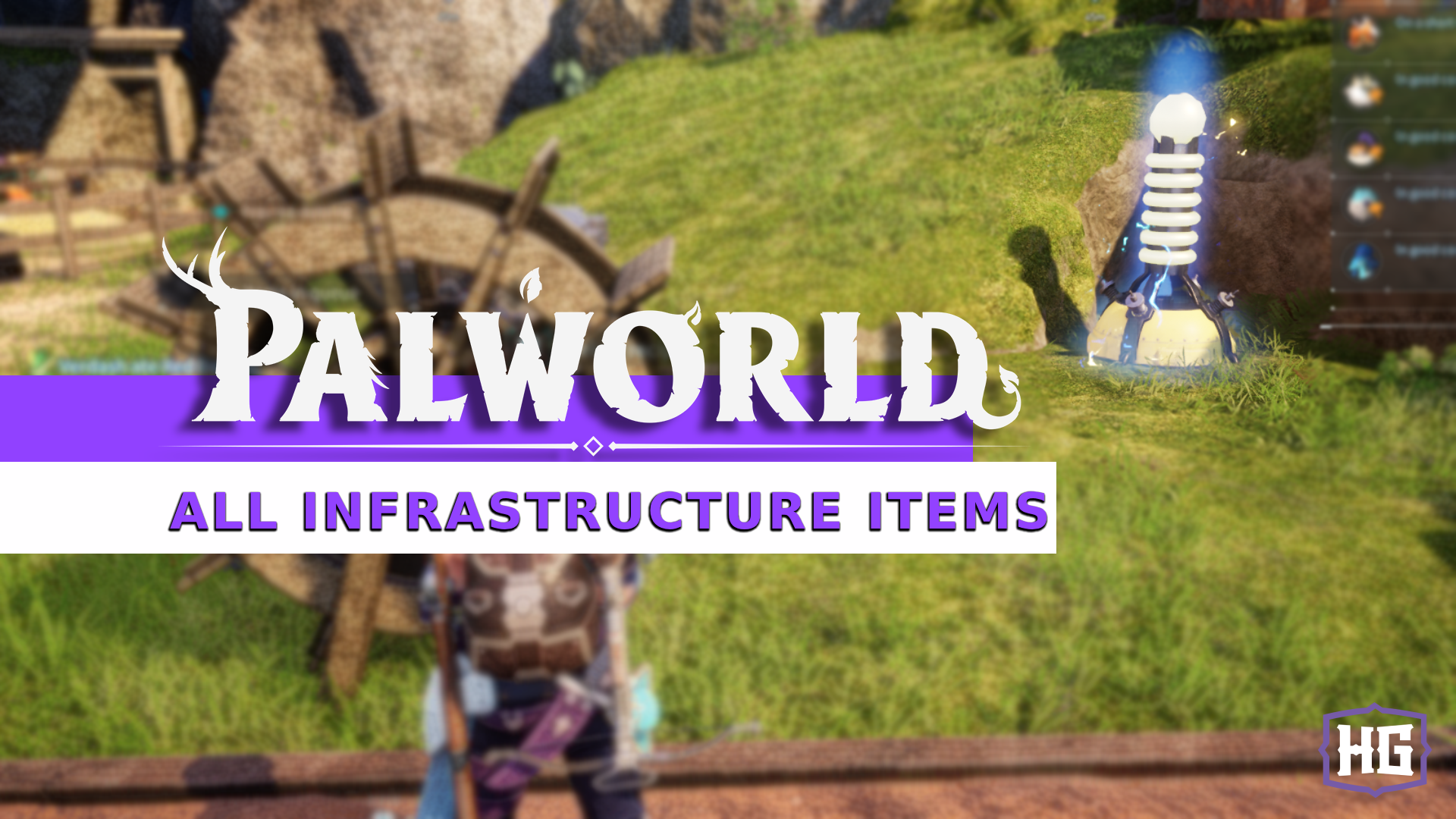 All Infrastructure Items  Palworld