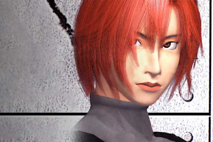 Dino Crisis cover art featuring Regina in a gray background