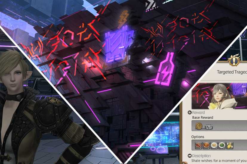 FFXIV Dawntrail Shae Neon Stein Bar Quest 7.3