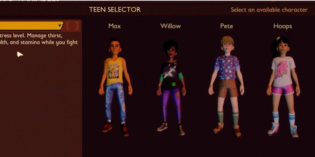 Grounded 2 Teen Selector