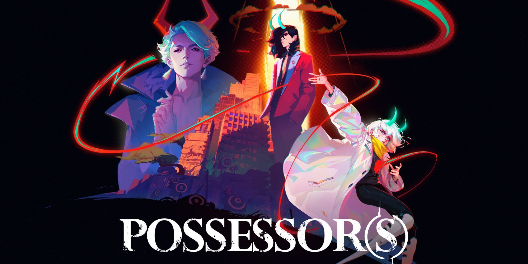 Key Art of Devil Man and Leg Girl