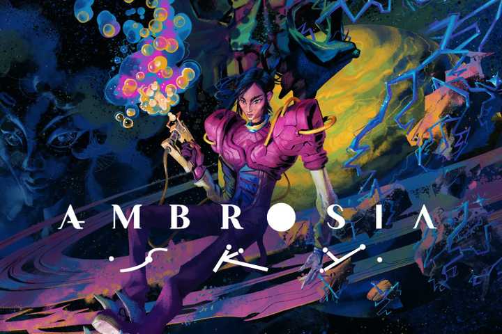 Key Art of lady with bubble gun