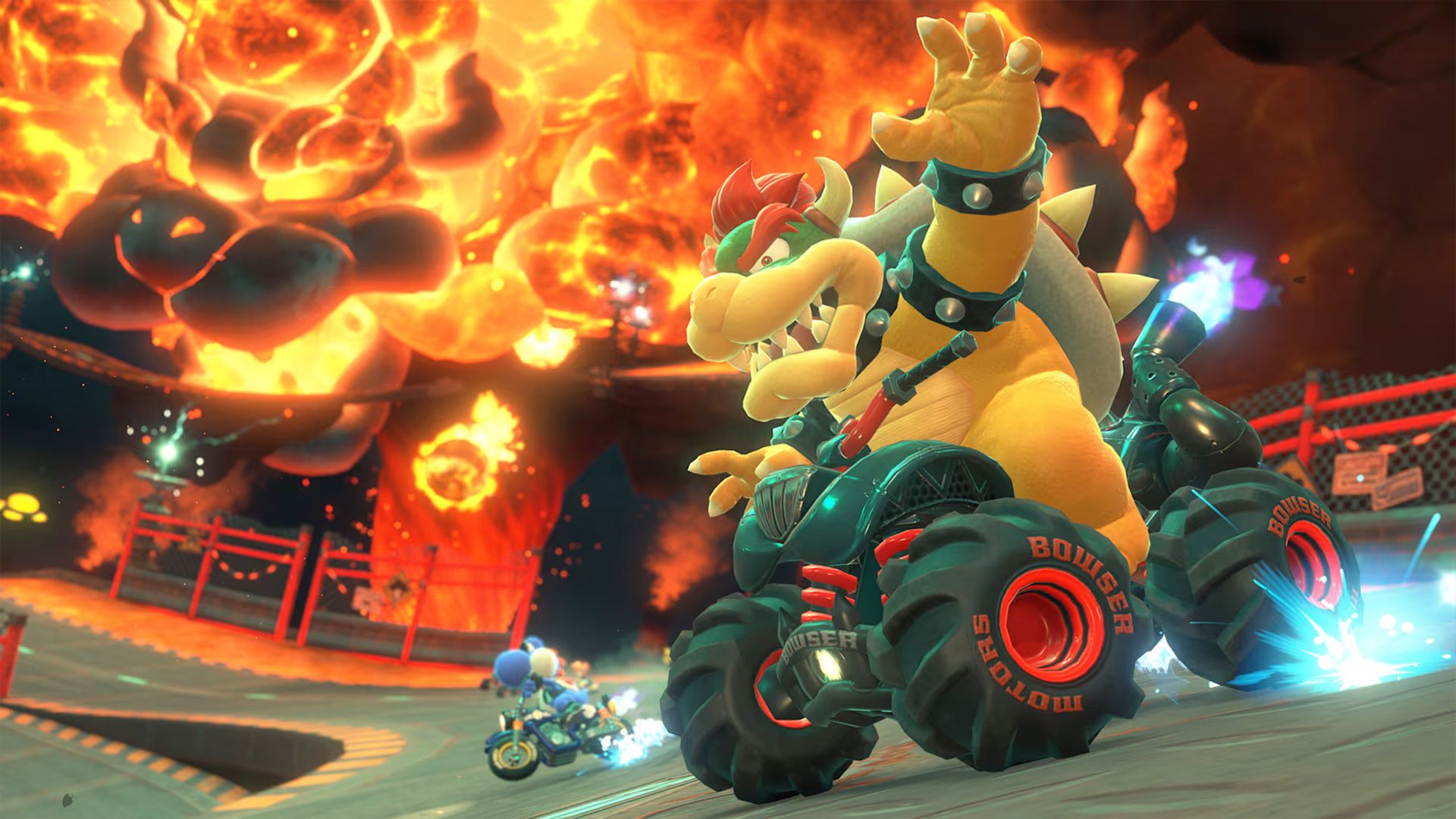 Mario Kart World Fire Boweser