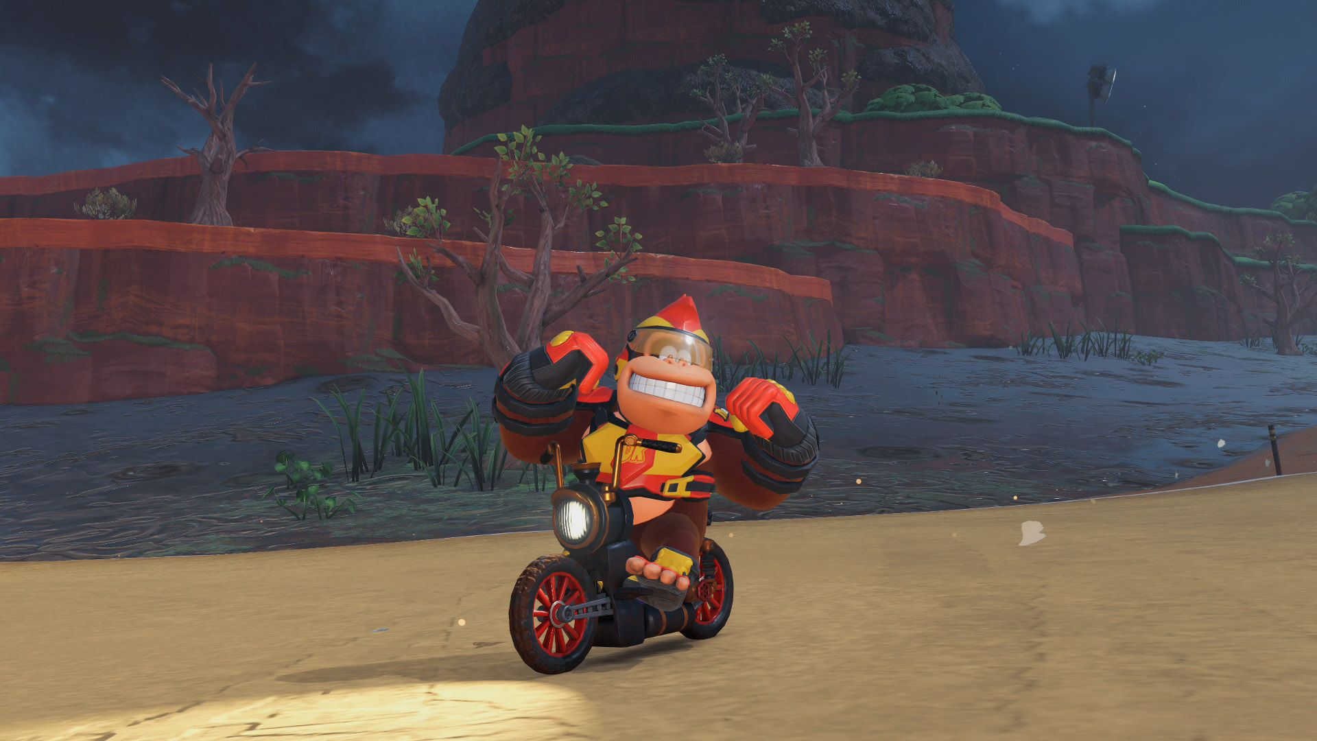 Mario Kart World Donkey Kong Flex Bike