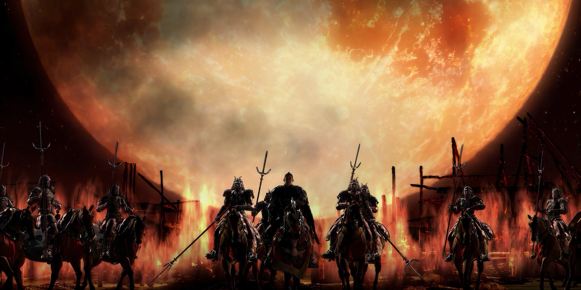 Onimusha-2-Samurai's-Destiny-Opening-cutscene-of-Nobunaga-Oda-with-army