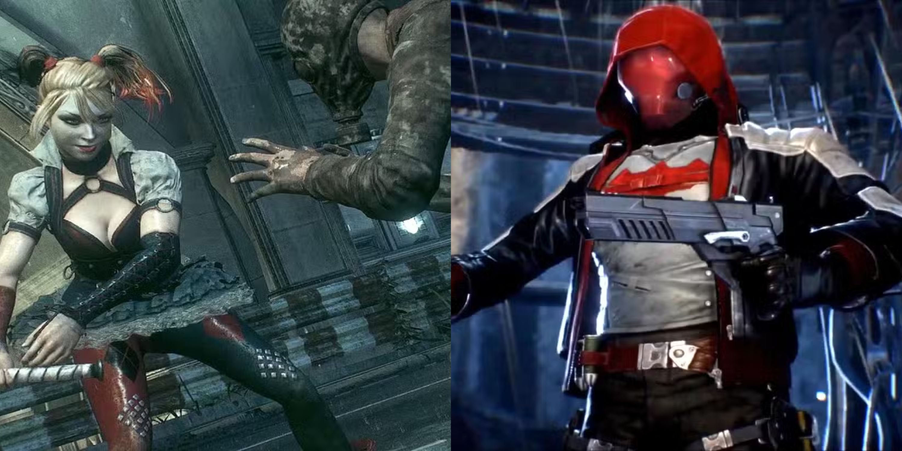 Red Hood (Jason Todd) and Harley Quinn from Batman Games