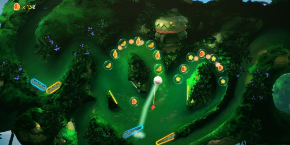 Pinball Mechanics at work In Yoku's Island Express