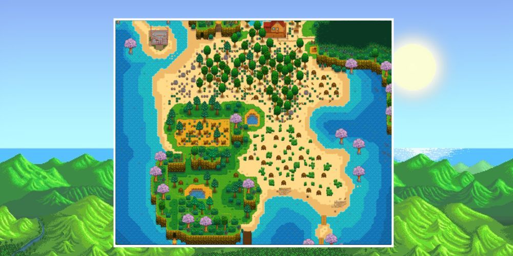 Beach Farm In Stardew Valley