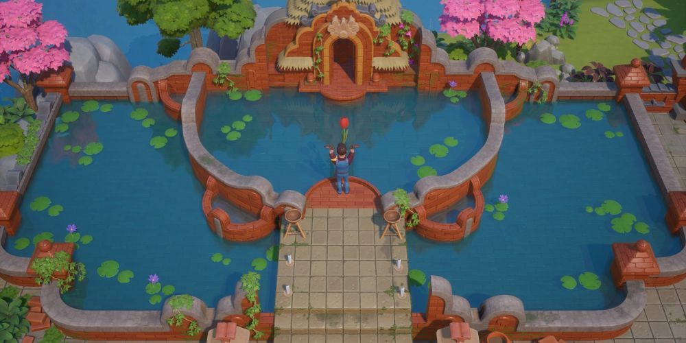 Water Temple In Coral Island