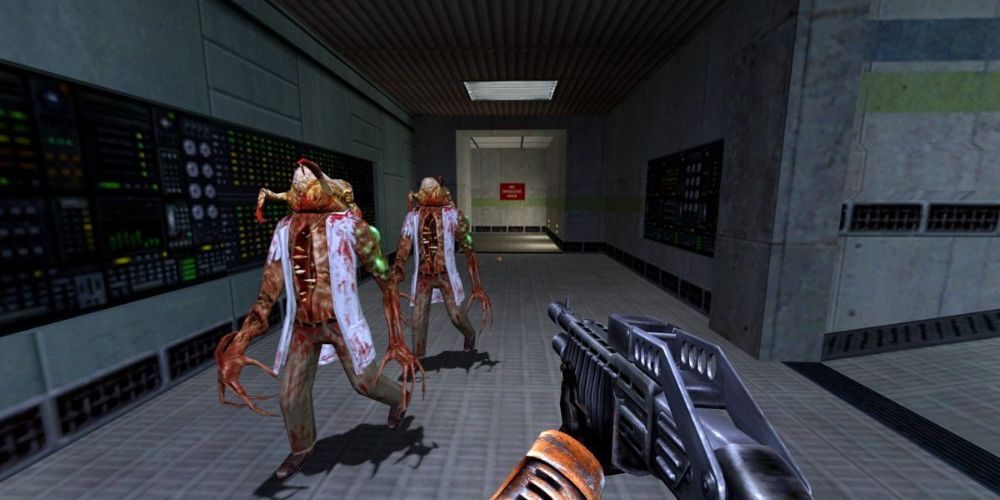 Crab Head Enemies in Half Life