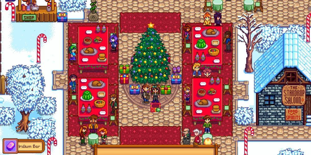 Feast of the Winter Star in Stardew Valley