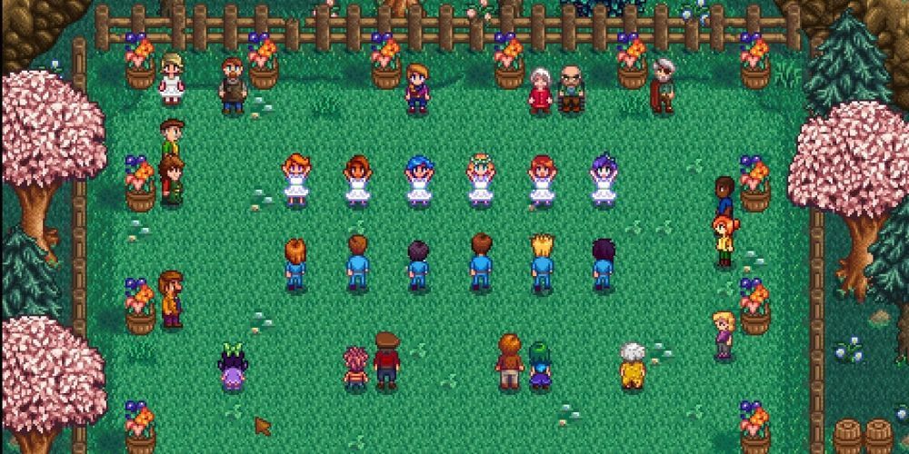 The Flower Dance Festival In Stardew Valley
