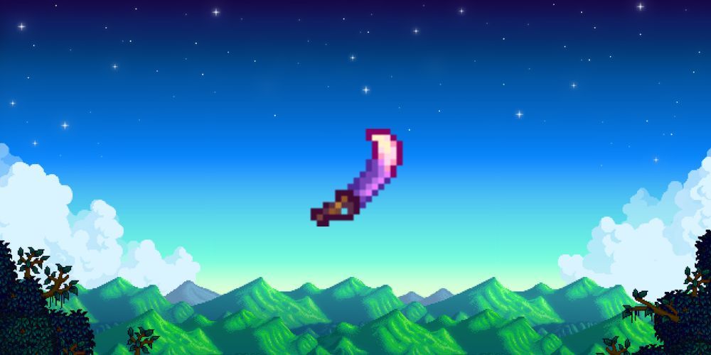 Dragontooth Cutlass in Stardew Valley