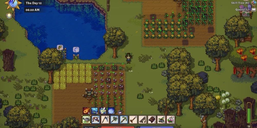 Admiring the Harvest in Sun Haven