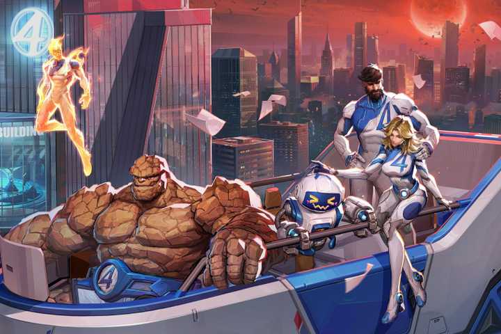 The Thing, Mister Fantastic, Invisible Woman, and the Human Torch